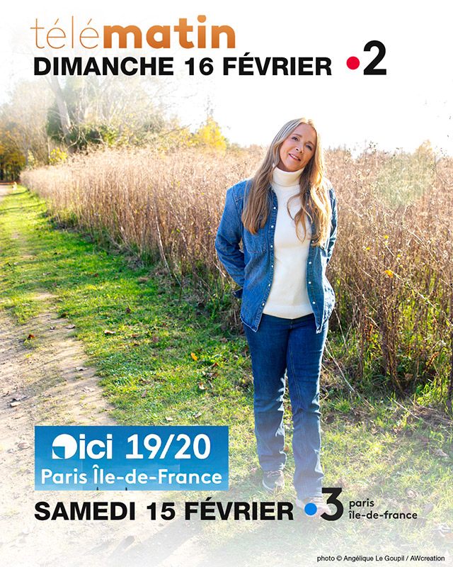 Ce week-end : Hélène sur France 3 : ICI 19/20 et sur France 2 : Télématin !
