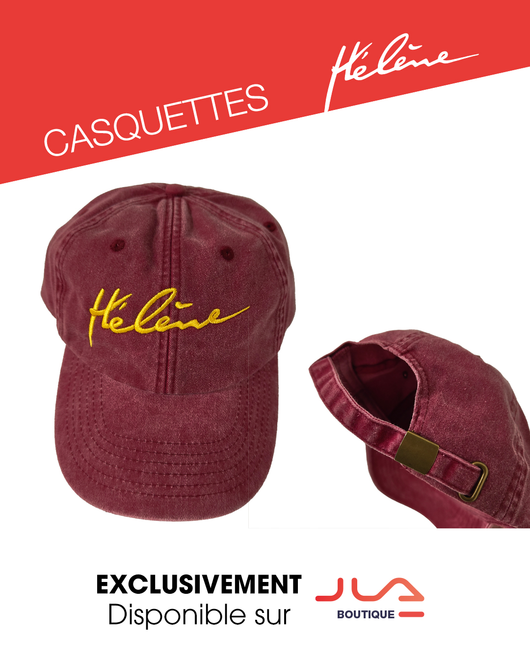 Casquette Hélène Rouge